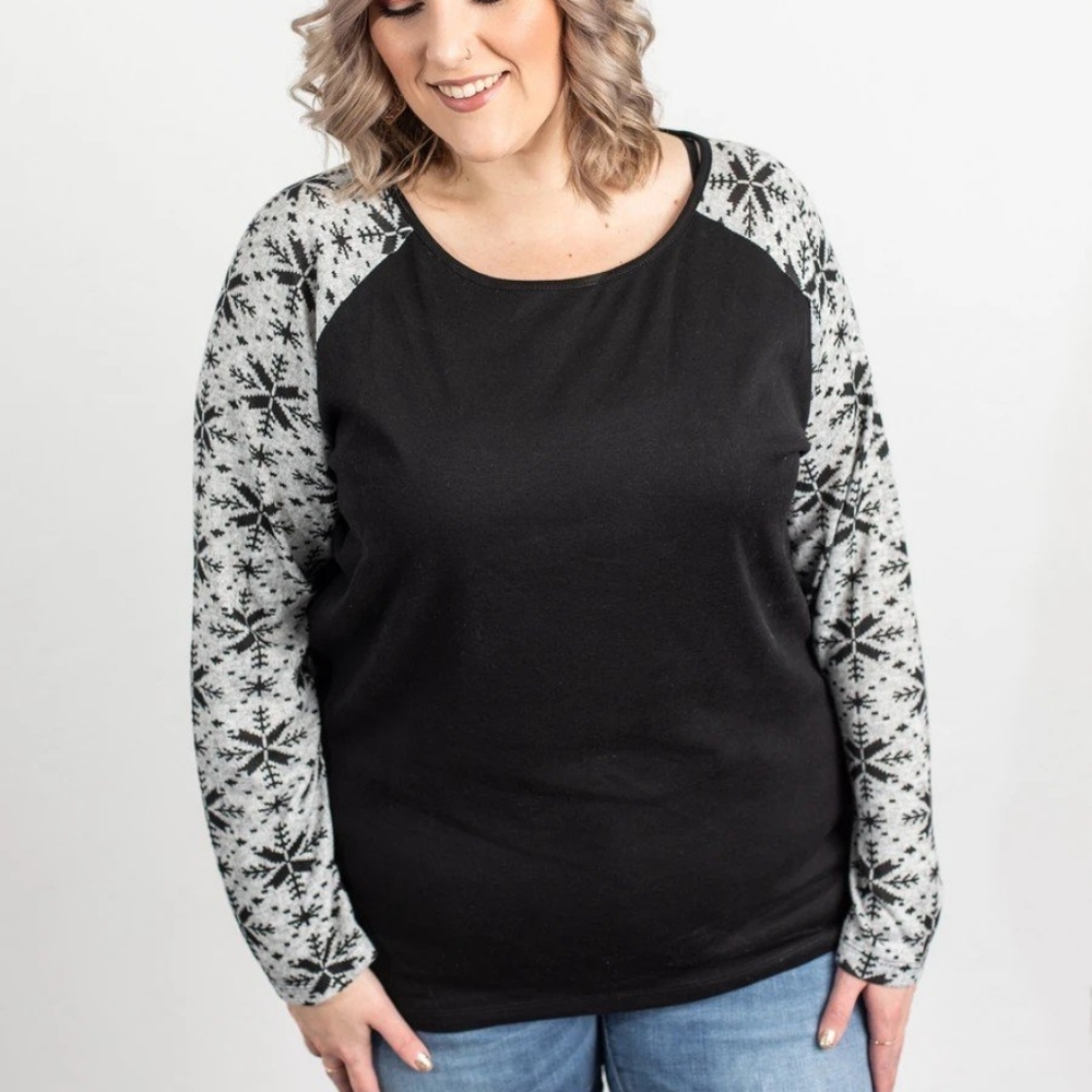 2X Snowflake Pullover